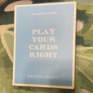Draper James Light Blue Playing Cards